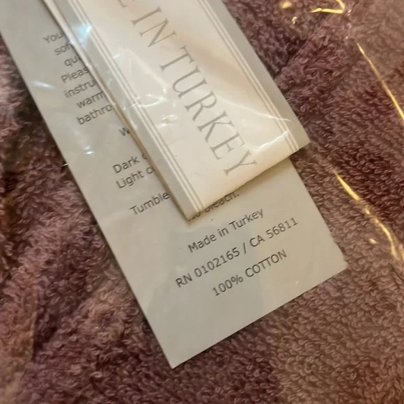 NWT Ares Hooded Classic Robe size s/m plum - Picture 4 of 6